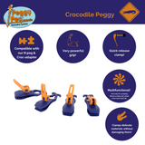 Peggy Peg - Crocodile Peggy Tarp Clamp (4 Pack)