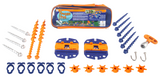 Peggy Peg - Fix & Go Awning Kit with Pegs, Adaptor, Anchor Plates + Carry Bag